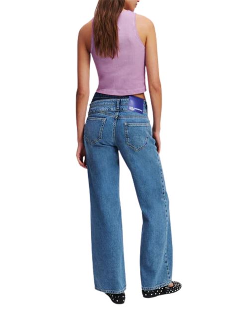 Jeans con doppia vita relaxed fit Karl Lagerfeld jeans | A3W100721EK